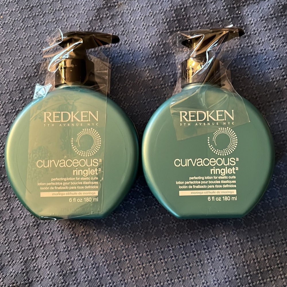 Redken Curvaceous Ringlet Shape Perfecting Lotion (Blue) Lot of 2 bottles